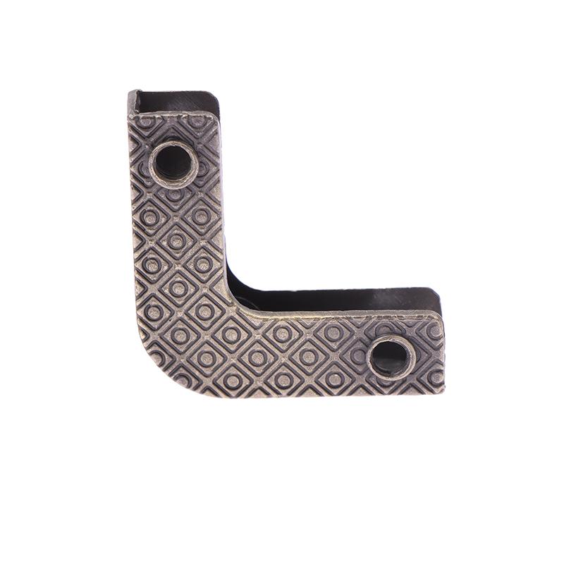 1Pc Metal Bag Corner Corners Decor End Clip Edge Banding Bag Accessories Leather Decorative Corner Banding Decorative Strips