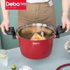 Debo Morphett 24cm Red 304 Stainless Steel Micro Pressure Cooker Set
