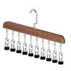 Upgraded New with 10 Clips Closet Organizer 360° Rotating Space Saving Clothes Hanger Multifunctional Free Grip Hanging Rack
