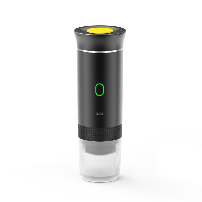 

Портативная эспрессо-машина 3 в 1, автоматическая автомобильная кофеварка с подогревом и портом USB C, чёрный