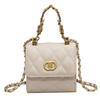 Fashion diamond check chain small bag for women 2025 new summer mini shoulder bag small square bag popular crossbody bag