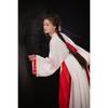 Women's Jin Dynasty Cross Collar Waist-High Ruqun Hanfu, Goddess Style Traditional Chinese Dress For Spring Autumn