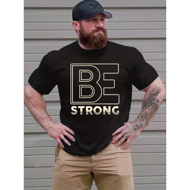 

European sizes Men s Plus Size Summer Short Sleeve T-Shirt - Mid-Stretch Fabric, Oversized Fit Crew Neck Casual Shirt, Breathable for Hot Weather 2XL чёрный