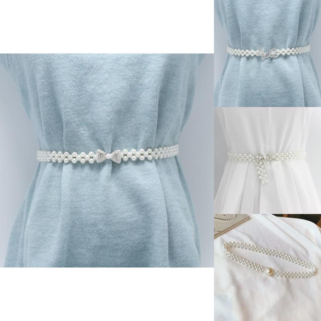Waist Pearl Stylish Chain For Women With Elegant Butterfly Design And Versatile Accessory Fashion