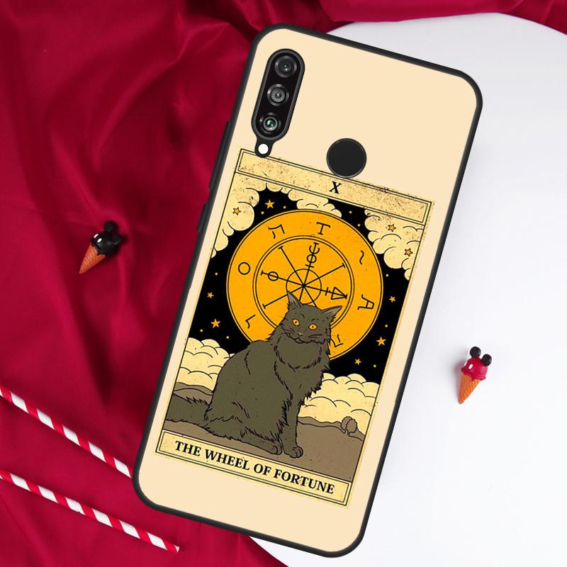 The Empress Tarot Cat Art Print For Huawei Nova 11 Pro 9 10 SE Y60 Y70 Y90 Y61 Y91 Y73 Y72 12i 11i 8i P20 P30 P40 Lite Case
