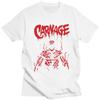 Pánská trička s vlastním potiskem Venom Carnage s krátkým rukávem, módní klasické tričko slim fit ze 100% bavlny
