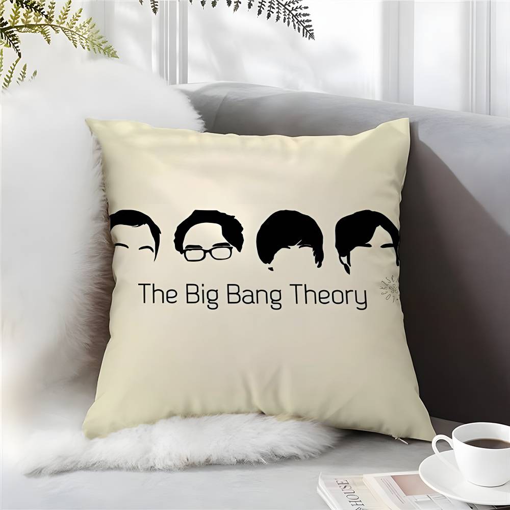 TV-Serie T-The Big Bang Theory-MT Kissenbezug Komfort Sofabett Seidig Elegant Unsichtbarer Reißverschluss Kissen Kissenbezug
