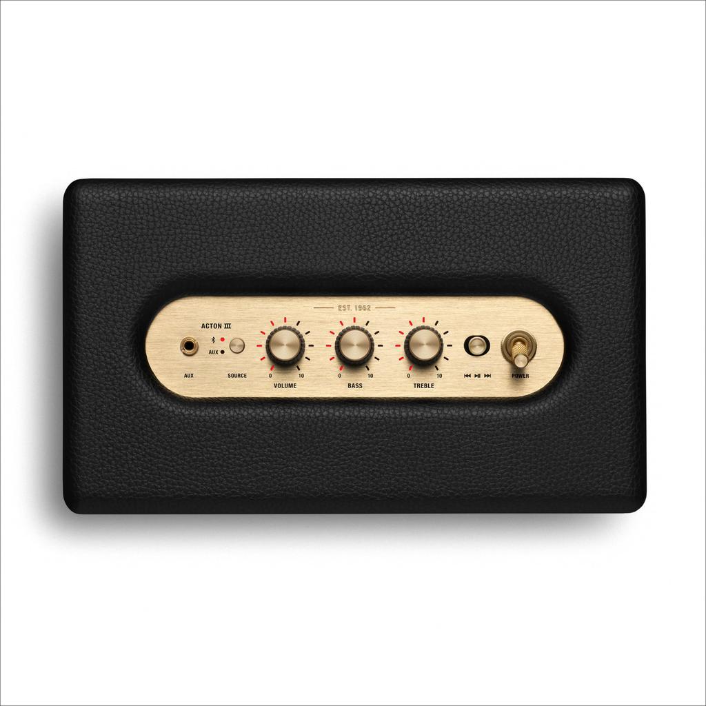 Marshall Acton III Wireless Speaker, Black (Official Japanese Product)