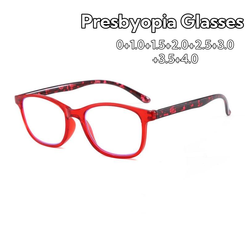 Business and Versatile Reading Eyeglasses Clear Lens Unisex Blue Light Blocking Ultra-light Eye Protection Far Sight Glasses