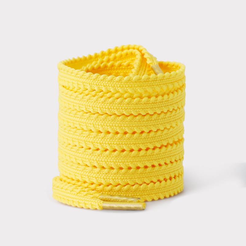 Sonic 1112 Black & White Elastic Flat Sports Shoe Laces