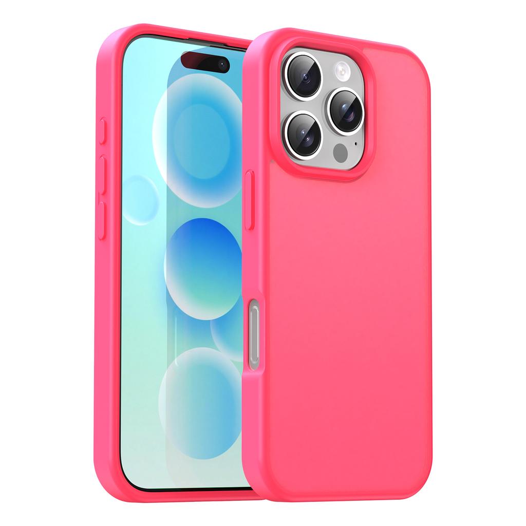 For iPhone 16 Pro Case Skin Touch Matte Anti Drop TPU PC Phone Back Cover