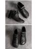 2025 Summer Women's High-Top Slip-On Cowhide Sandals - Comfortable Flat Soles