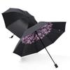 Illustration Small black umbrella Vinyl sunscreen UV umbrella Parasol