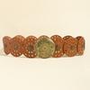 Metal Buckle Hollow Belt Y2K Wide Belts Vintage Disc Belts  for Women