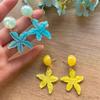 Exquisite Geometric Starfish Pendant Drop Dangle Earrings For Women Bohemia Colorful Shell Tassel Earrings Fashion Party Jewelry Gifts