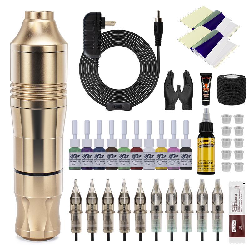 

Integrated Tattoo Pen Kit for Lining and Shading - Permanent Makeup and Practice Tools European Standard