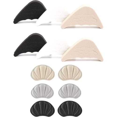 

Подушечки для пальцев ног, подкладки для пяток и клейкие подкладки для пяток предотвращают образование мозолей.. [Набор из 3 подушечек для пальцев ног + 3 подушечек для пяток] Предотвращает соскальзывание обуви, предотвращает мозоли