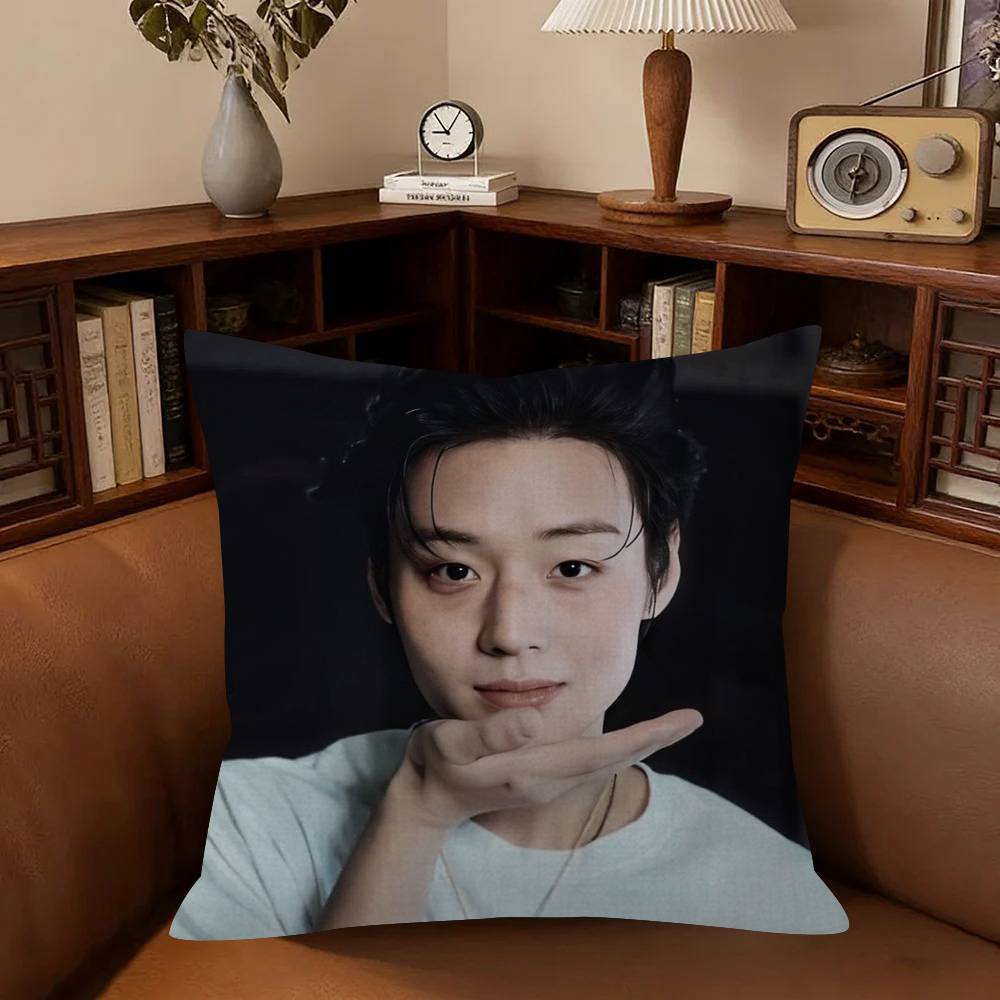 Korean Idol P-Park Ji-Hoon Cushion Cover Pillowcase Upholstery Sofa Throw Pillow Home Decor Pillowcas