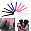 10/30Pcs MultipleColors Plastic Cosmetic Make Up Brush Pen Dustproof Netting Cover Mesh Sheath Protectors Guards
