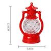 Night Lamp Vintage Simulation Flame Honeycomb Shape Decorative Wind Lantern Plastic Christmas Halloween Night Lamp