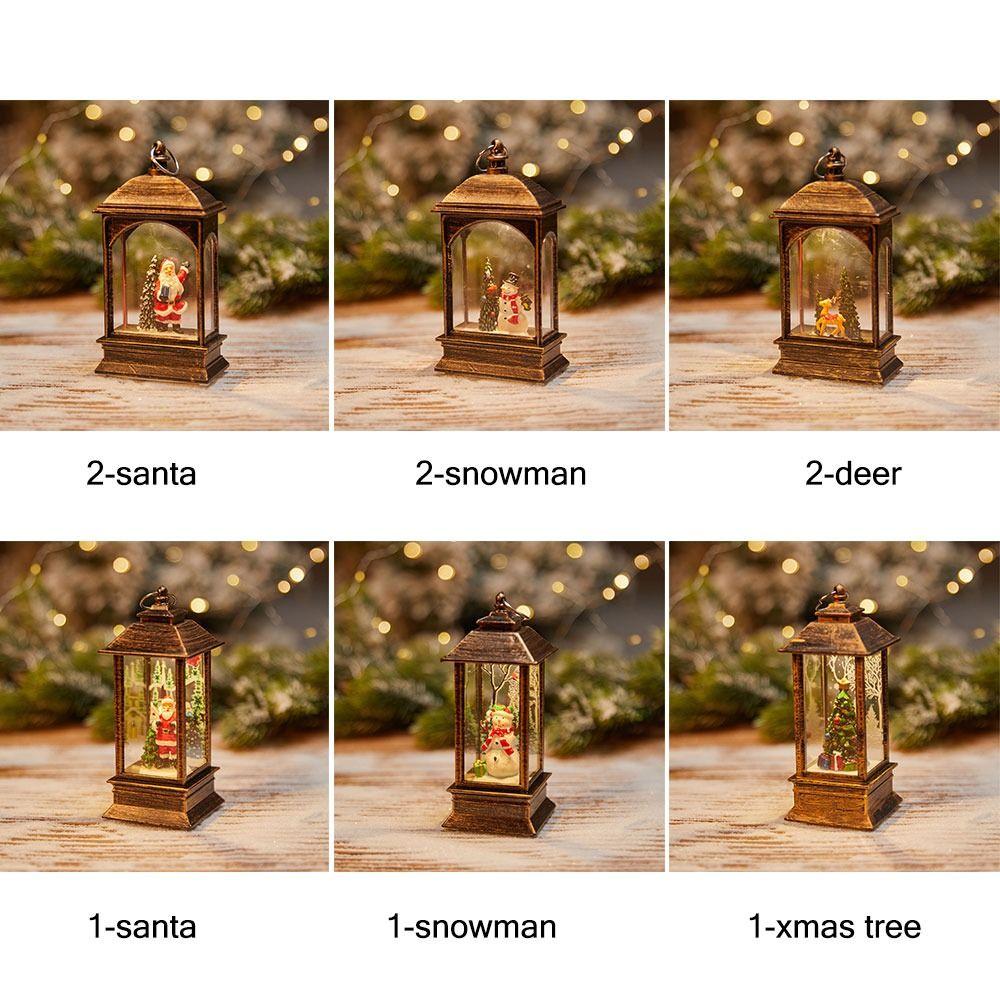 LED Lights Christmas Lantern Multicolor Christmas Decoration Christmas Wind Light Party Supplies