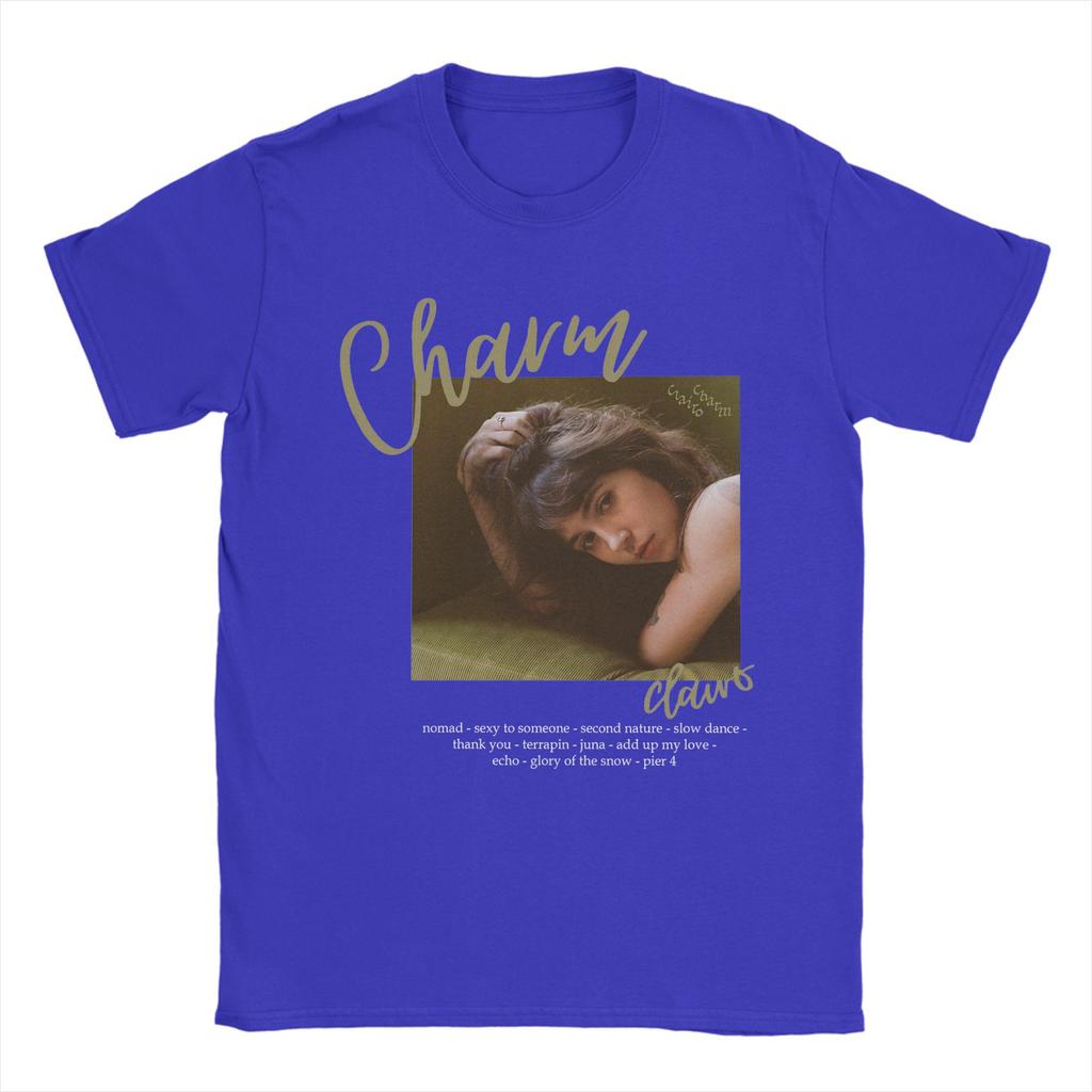 Men's Charm By Clairo Music T Shirt  100% Cotton Clothing Vintage Short Sleeve O Neck Tees Gift Idea T-Shirts