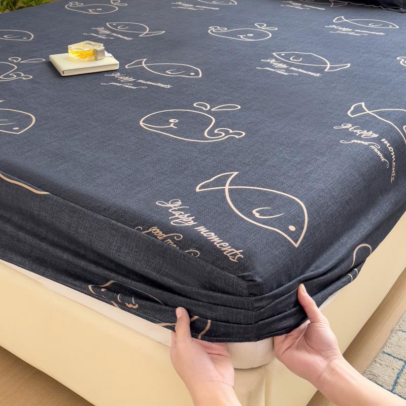 Bed Sheets Cute Animals Fitted Sheet Non Slip  Bedspread With Elastic Band Mattress Cover (no Pillowcase) Double Bed Sheets