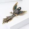 Neue modische und kreative Legierung geflügelter Vogel Brosche mit hochwertigem Temperament, Herren- und Damenanzughemden, Brustblumen-Schmuckbroschen
