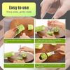 Stainless Steel Pepper Corer Remover Tool Rust-Proof Pears Apples Sharp Serrated Cutter Red Bell Pepper Knife Vegetable Tools