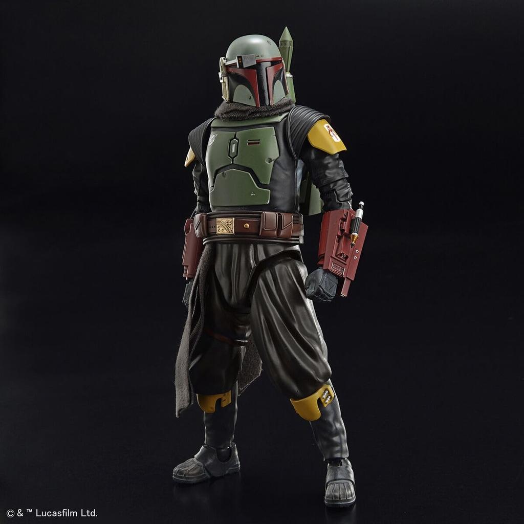 Star The Mandalorian Boba Fett Skala Model Plastikowy Wars 1/12 Wstępnie Pomalowany