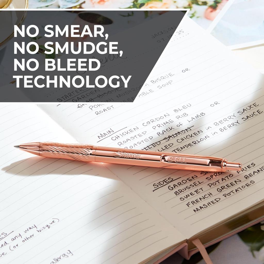 Sharpie S Gel Copper Black Ink Gel Pen 2214552 0.7mm