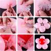 10Pcs Flower Shape Balloon Clips for Balloon Arch Plastic Balloon Connector for Birthday Wedding Valentine's Day Party Decor