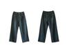 Women's High-Waisted Wide-Leg Jeans - 2025 Retro Hepburn Style for Autumn/Winter
