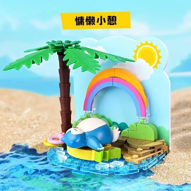 Building Blocks Pikachu Cartoon Bulbasaur Toy Children's Assembled Model Pet Elf Kid Children Gift Compatible With Lego