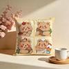 Trendy BButter Beariou Cushion Cover Stylish Washable Pillow Cover Ideal for Couch Bedroom Car Decoration