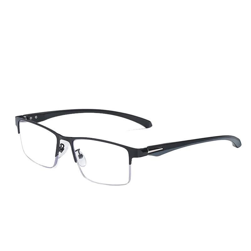 Metal business reading glasses, dual-use for near and far, photochromic reading glasses, anti-blue light glasses, protective eyewear, comfortable and