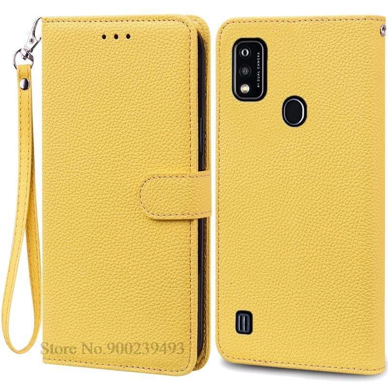 A51 Case For ZTE Blade A51 Case Soft Silicone Leather Flip Wallet Case For ZTE Blade A51 Case Back Cover Coque Fundas Etui