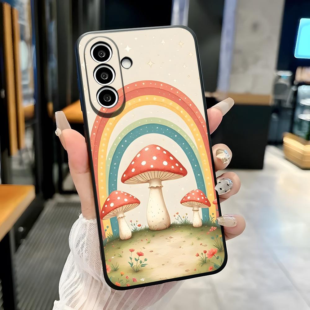 

Colorful Mushroom Phone Case For Samsung A25 A13 A33 5G A54 A36 A35 A56 A52 A14 Shockproof Soft Cover Samsung A22 5G