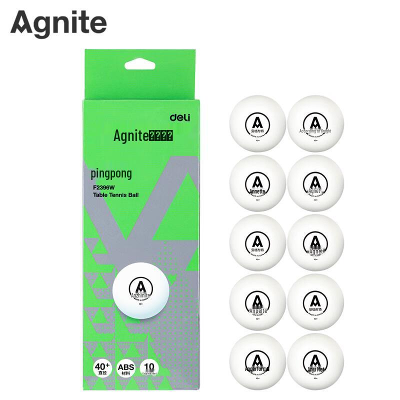 Angnett F2396W White Table Tennis Balls, 30-Pack
