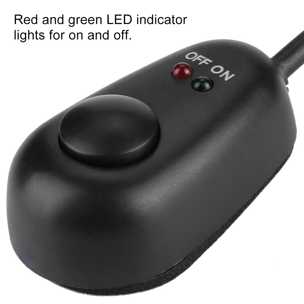 Water Drop Shape 12V Push Button Switch With Red/Green LED Indicator Lights