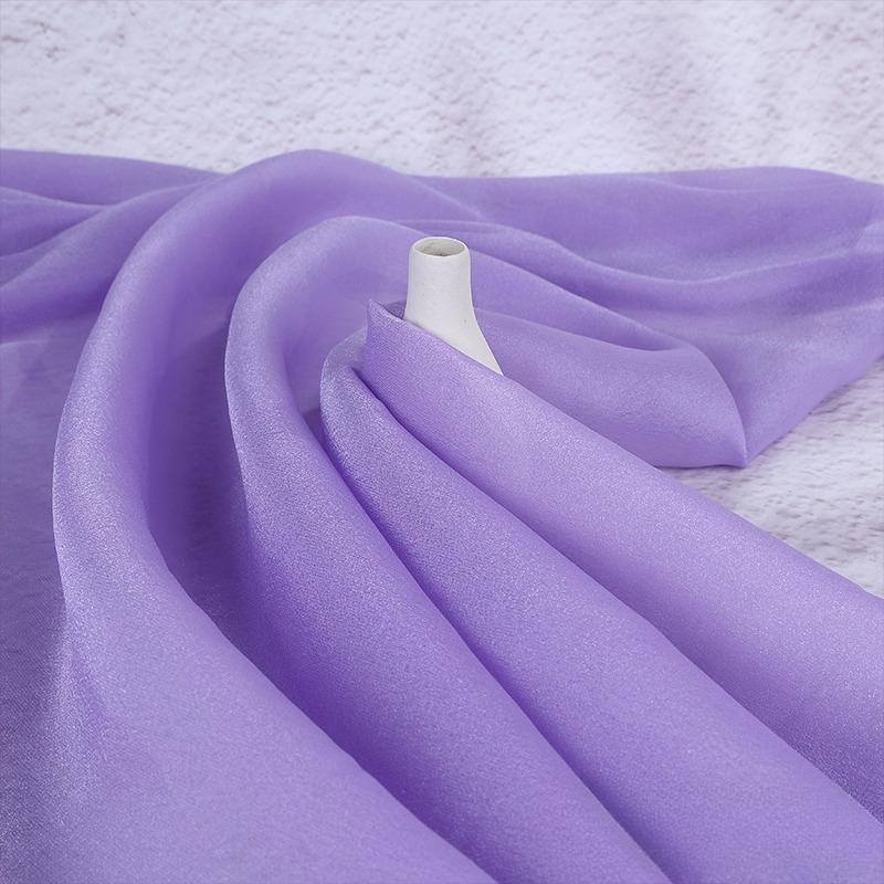 Wide 150cm Translucent Chiffon Tulle Fabric Material for Skirt Decoration Stage Performance Costumes DIY Sewing Handmade Fabric