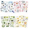 8Sheets Original Salt Minimalist Style Guka Waterproof Graffiti Stickers for Helmet Bicycle Hand Account Pencil Case Decals