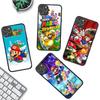 Hot Games Super Marioes Phone Case for iPhone 14 11 12 13 Mini Pro Max 8 7 Plus X XR XS MAX Translucent Matte Cover