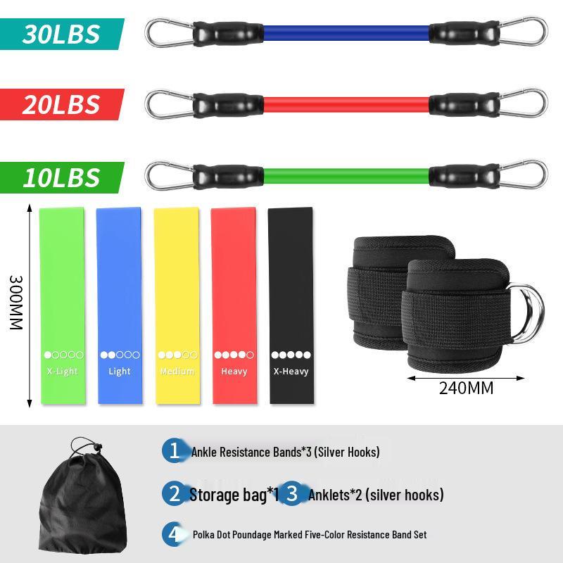 Ankle Buckle Resistance Band for Fitness and Yoga Stretching