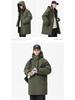 Men's Winter 2025 Hooded Mid-Length Cotton Jacket - Thick, Warm, Trendy Outdoor Coat