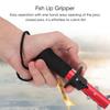 Fish Lip   Stainless Steel Fish Grip Holder Fishing Tool with Wrist Strap Fishing Gear Accessories