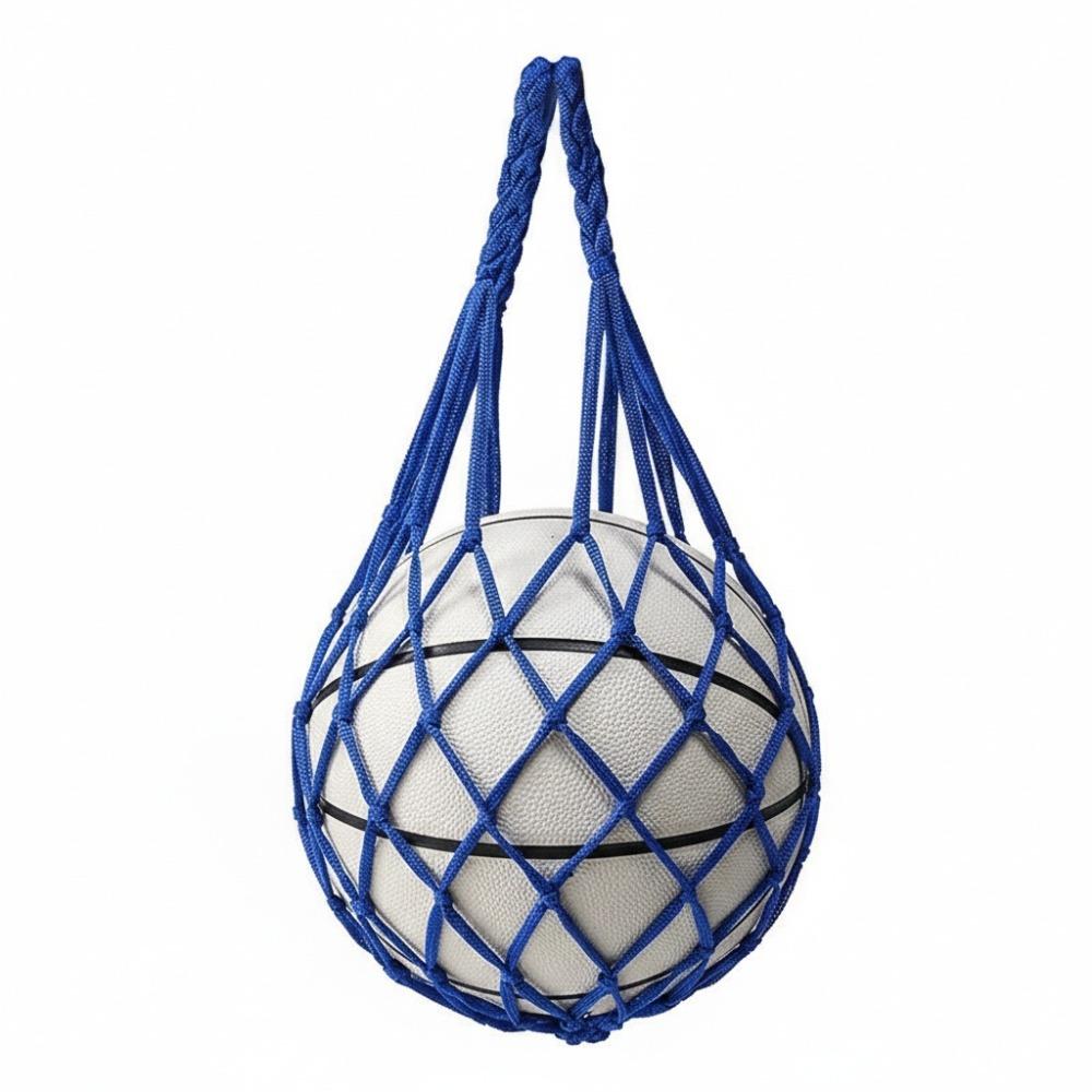 Weaving Nylon Net Bag Nylon Mesh Net Bag Sports Portable Equipment Ball Pocket  Volleyball Ball синий