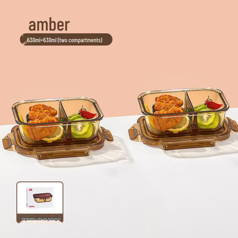 Qoovi Glass Microwaveable Food Container
