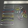 1000 Peças/lote Comprimento 8cm Corda para Etiqueta de Roupa Fixadores de Amarração de Poliéster Cordões para Etiqueta Acessórios para Etiquetas de Roupa DIY