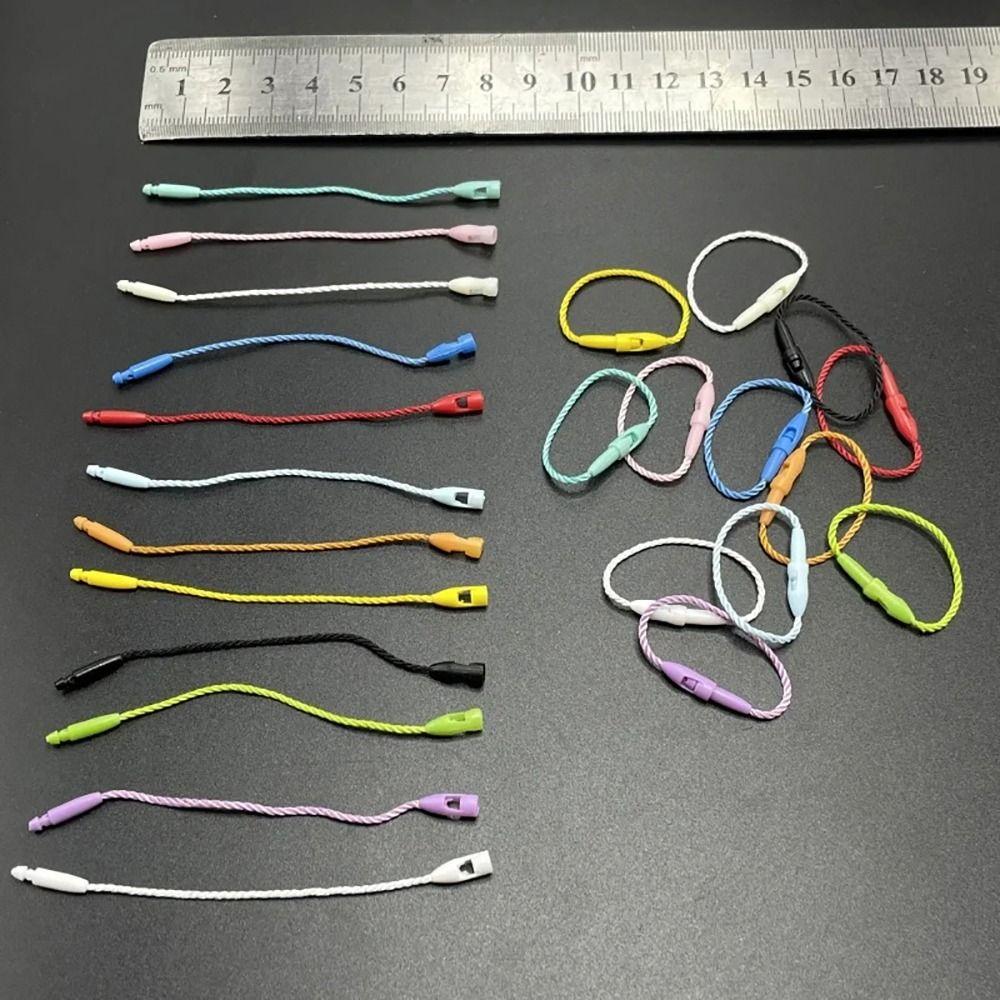 1000 Peças/lote Comprimento 8cm Corda para Etiqueta de Roupa Fixadores de Amarração de Poliéster Cordões para Etiqueta Acessórios para Etiquetas de Roupa DIY